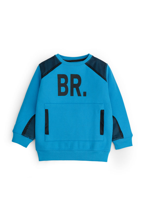Blue Fleece Sweatshirt