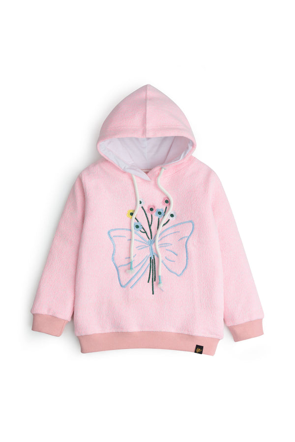 Pink Butterfly Hoodie