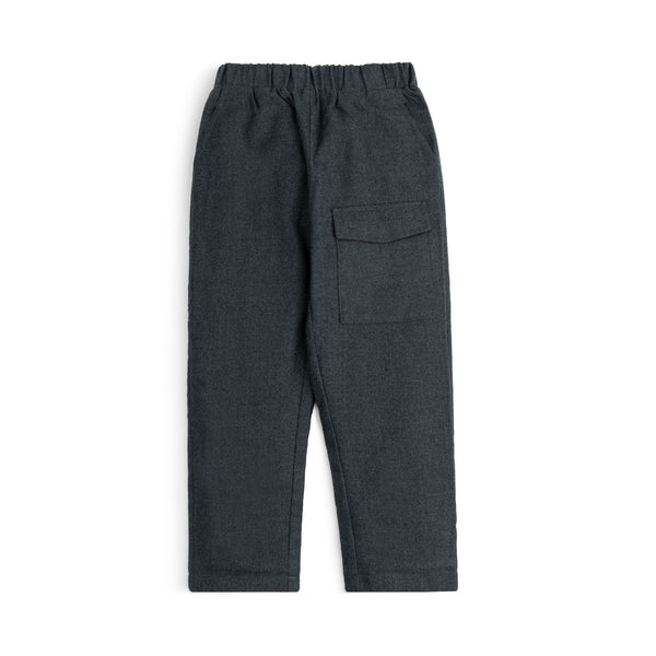 Wool-Blend Cargo Trousers