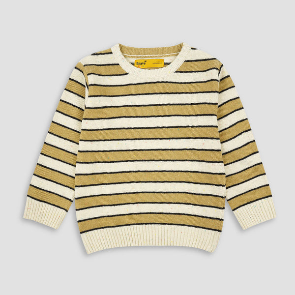Bronze Striped Sweater