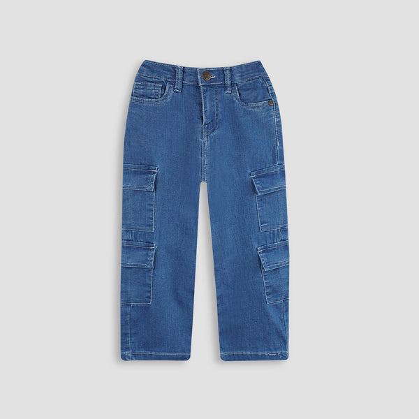 Multi Color Cargo Denim