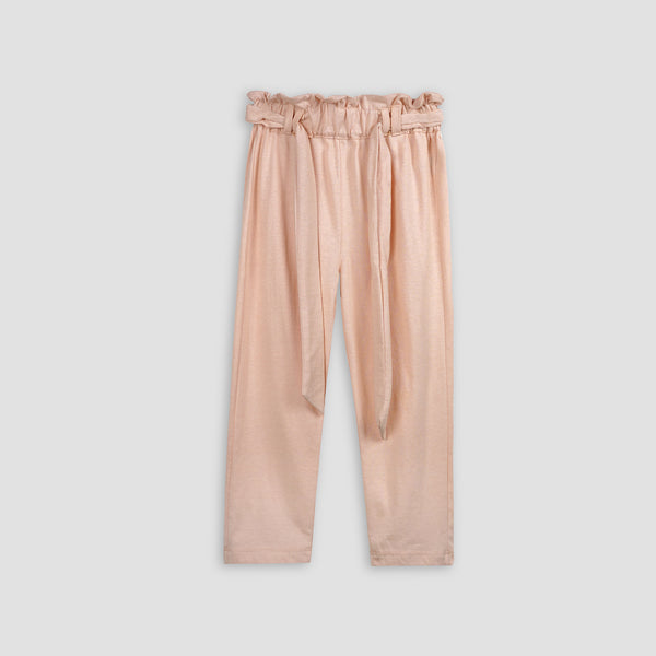 Light Pink Belt Trouser