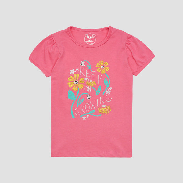 Pink Flower Tee