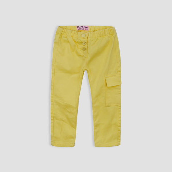 Yellow Cargo Pant