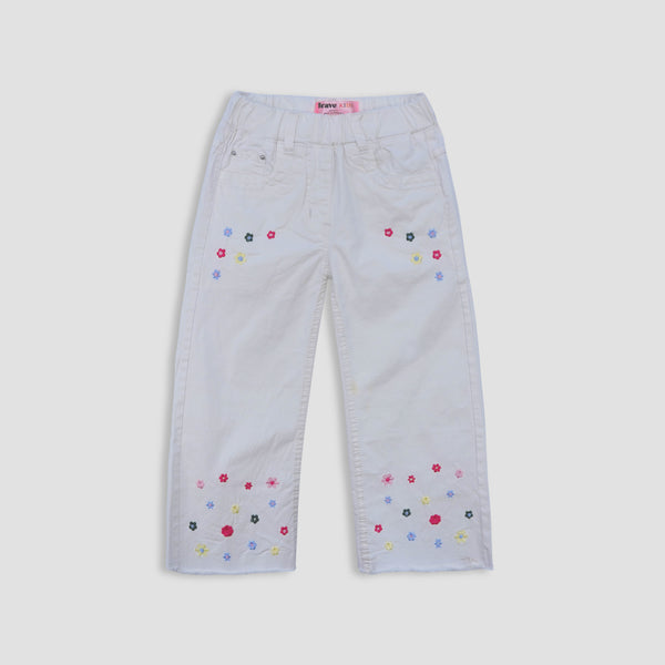 Floral Embroidery Pant