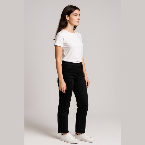Ladies Wide Leg Denim
