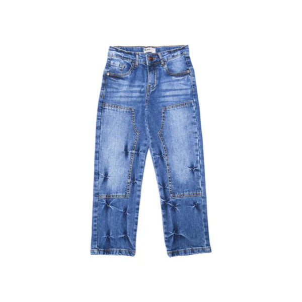 Blue Straight Jeans