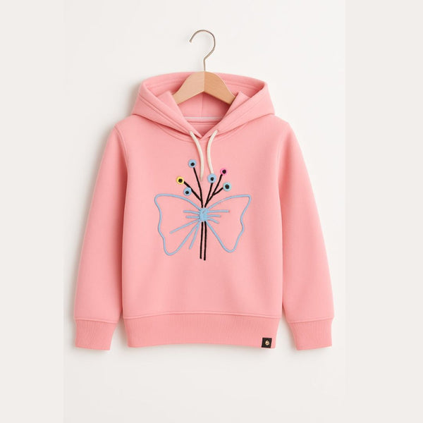 Pink Butterfly Hoodie
