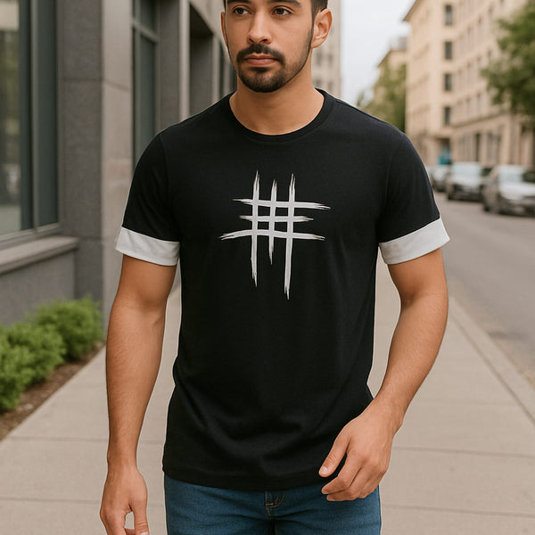 Black Graphics Tee