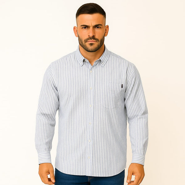 White Striper Shirt