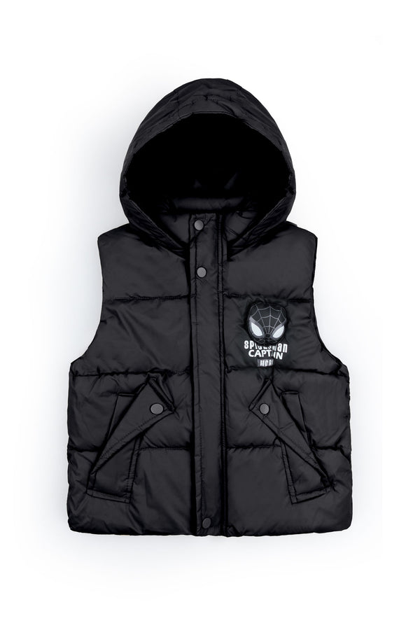 Spiderman Sleeveless Puffer Jacket