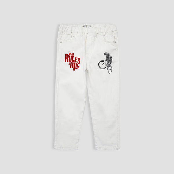 Bicycle White Pant