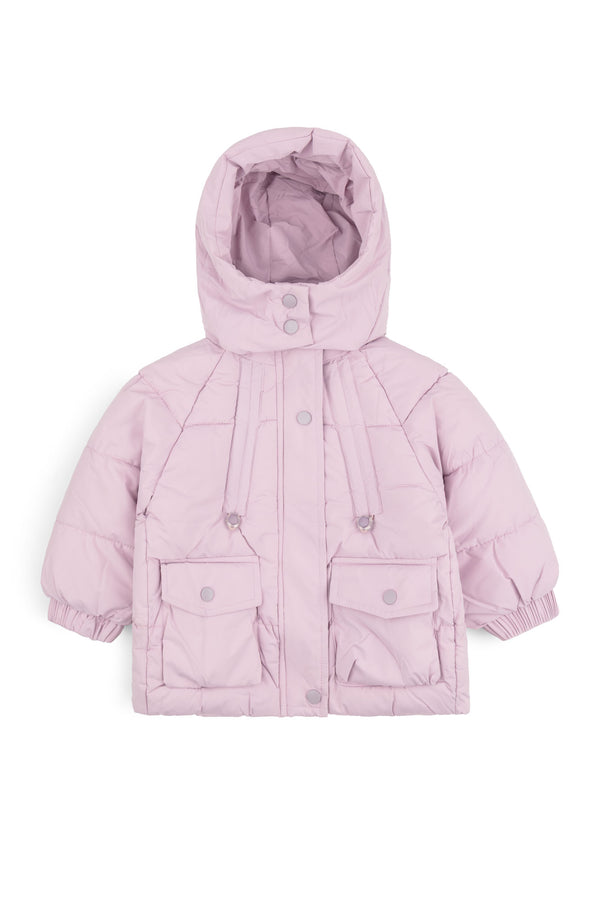 Lavender Quilted Puffer Jacket