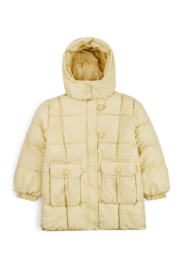 The Beige Box- Quilted Puffer