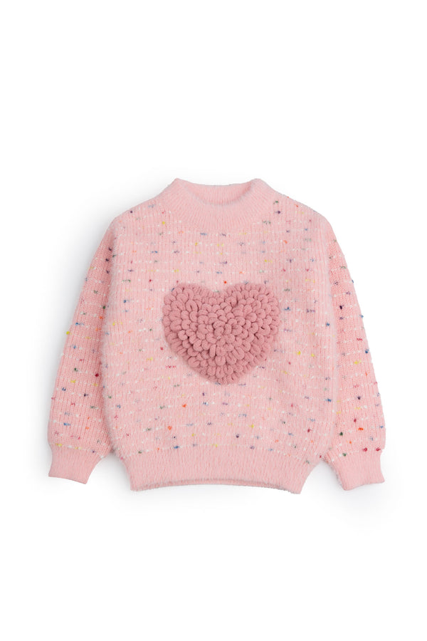 Sweet Heart Confetti Sweater