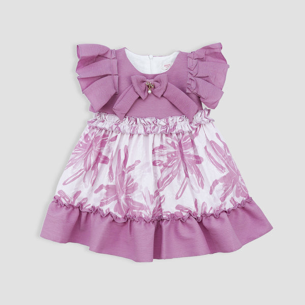 Purple Floral Frock
