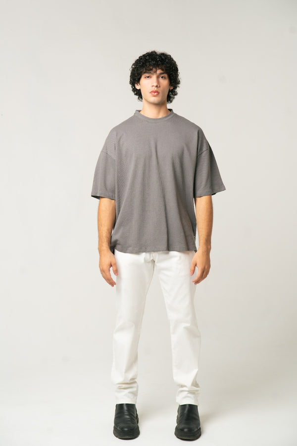 Gray Oversized Tee
