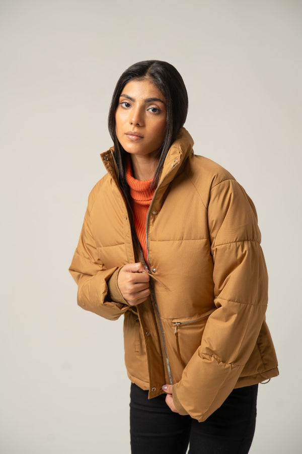 Camel Puffer Jacket